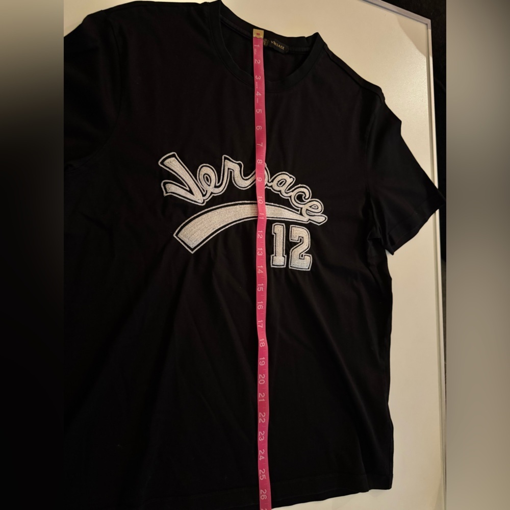 Versace Black Graphic Tee - Picture 4 of 7